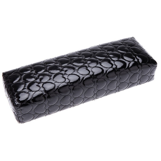 Minejin Nail Art Hand Holder Cushion Leather Arm Soft Rest Pillow Manicure Black Beauty & Personal Care Minejin
