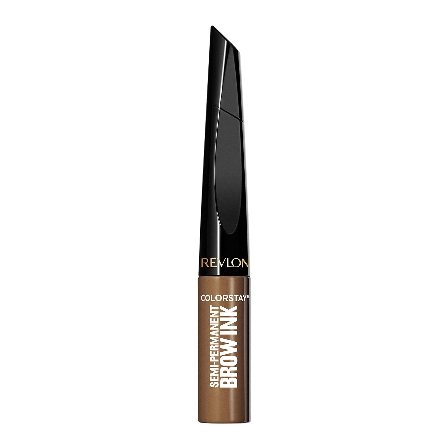 Revlon ColorStay 5-in-1 Semi-Permanent Brow Ink with Spoolie Brush, Waterproof, Transfer-Proof, Eyebrow Makeup, Easy to Remove, 352 Soft Brown Ink
