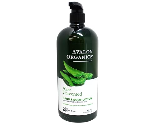 Aloe Unscented Hand & Body Lotion Beauty & Personal Care Avalon Organics