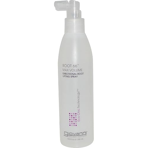 GIOVANNI Root 66 Max Volume Lifting Hair Spray - Lift Volumizing Spray to Thicken & Style Fine Hair, Increases Body & Shine, Weightless Texture, Color