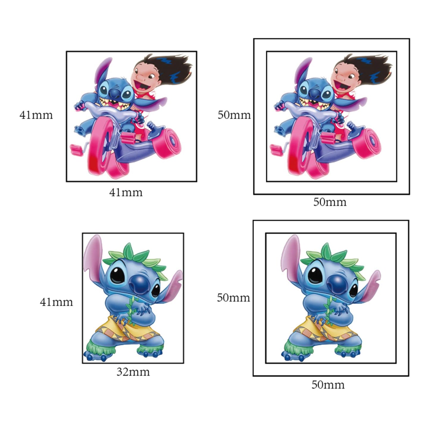 40Sheets Cartoon Stitch Temporary Tattoos Birthday Themed Party Supplies Decoration Favors Cartoon Cute Waterproof Sticker for Kids Boys Home Activity Beauty and Personal Care YINFENGKANHAI