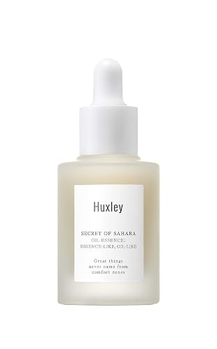 Huxley Secret of Sahara Oil Essence, Essence-Like Texture, Prickly Pear Seed Oil, Vitamin E and Linoleic Acid, Lightweight Hydrating, 30 mL (1.01 fl Beauty & Personal Care Huxley