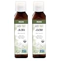 Aura Cacia Organic Skin Care Oil, Balancing Jojoba, 4 Fluid Ounce (Pack of 2)