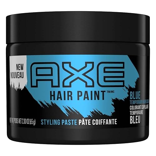 AXE Hair Paint Temporary Color Styling Paste Blue 2.3 oz (Pack of 3)