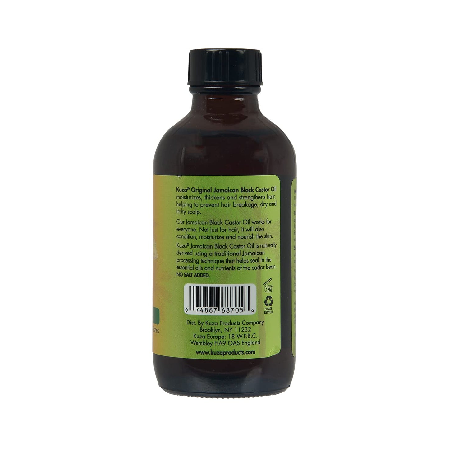 Kuza Jamaican Black Castor Oil Skin & Hair Treatment - Original, 4 fl oz