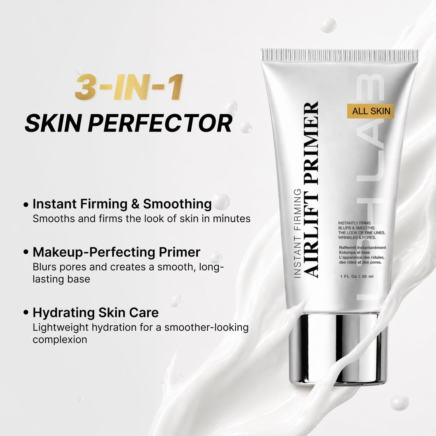 Instant Tightening Face Lift Cream - Instant Face Lift Cream, Makeup-Friendly Wrinkle Filler, Smooths Fine Lines & Blurs Pores with Hyaluronic Acid Beauty and Personal Care LPH LAB