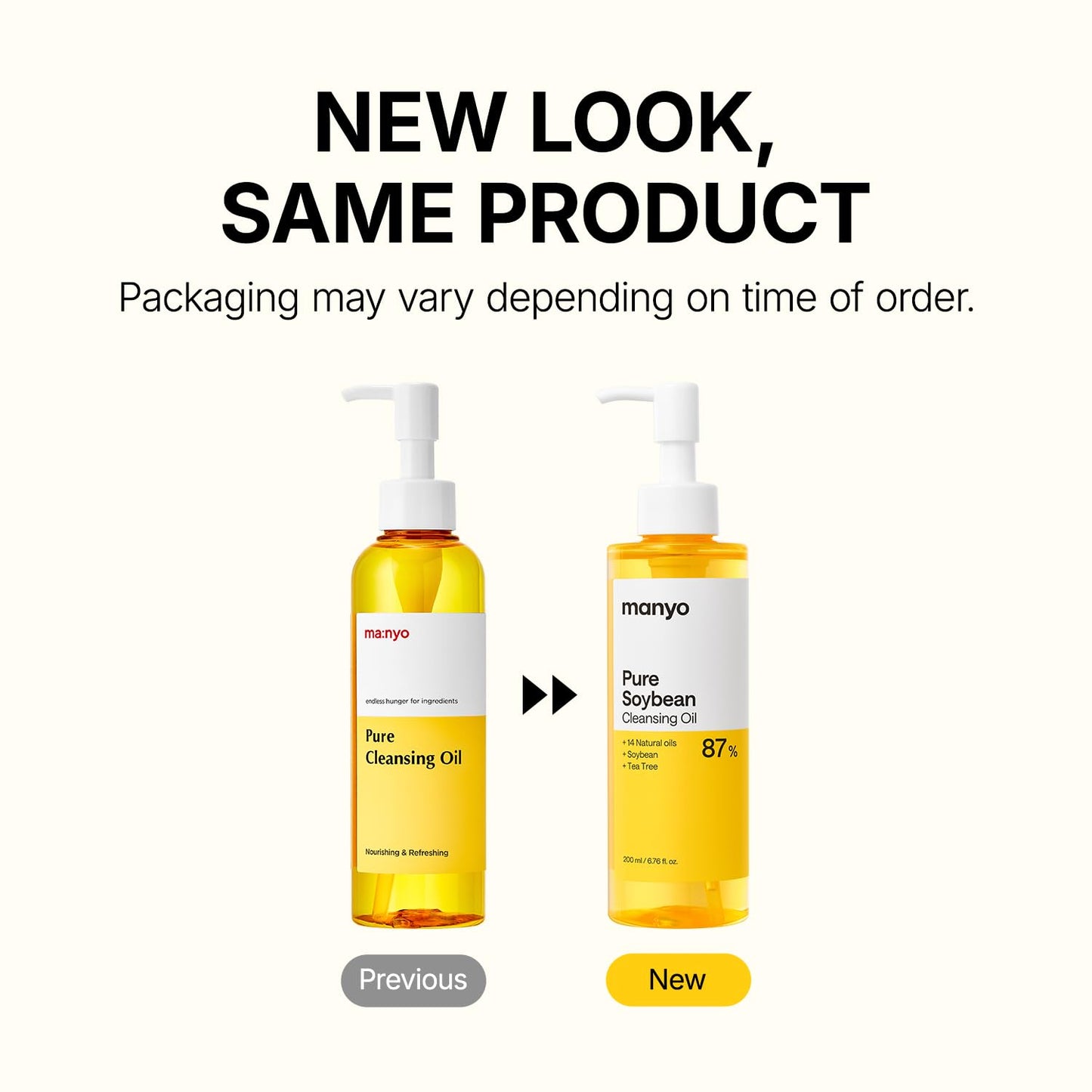 MANYO Pure Cleansing Oil, Natural Oil Cleanser for Face, Makeup Blackhead Remover, Korean Skin Care, 6.76 fl oz (200ml) Beauty and Personal Care ma:nyo