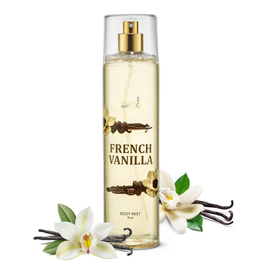 Freida and Joe Body Spray For Women, French Vanilla spray Fragrance Body Mist, Unisex rich, comforting, & sweet aroma, 8 oz Fine Fragrance Gift Beauty & Personal Care Freida and Joe
