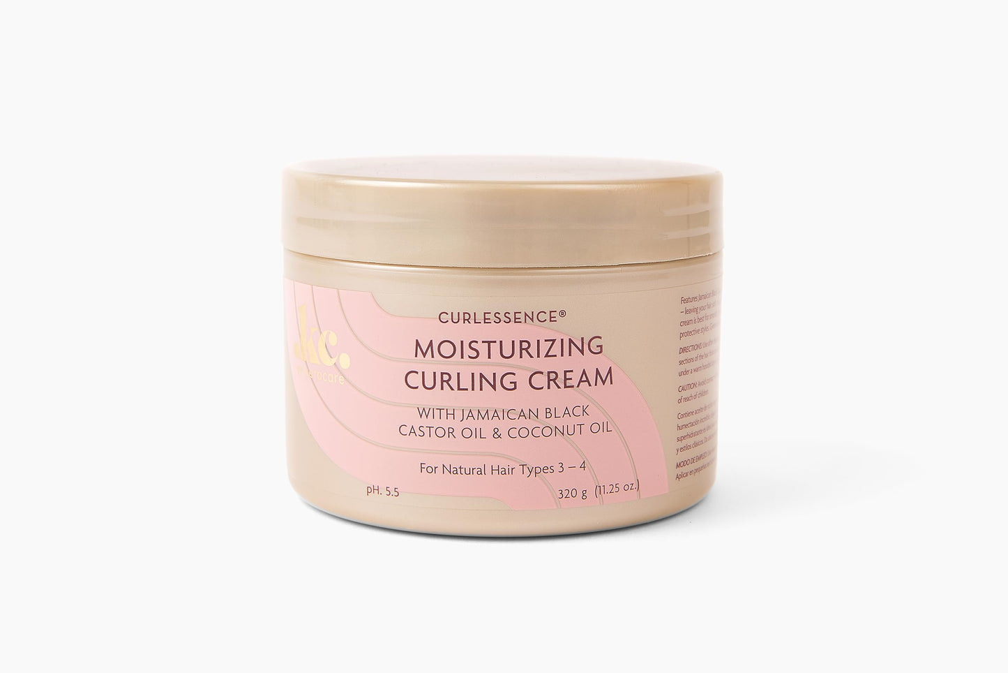 KeraCare CurlEssence Moisturizing Coconut Curling Cream - With Jamaican Black Castor Oil & Coconut Oil - For Curly Hair - SIlicone and Paraben Free