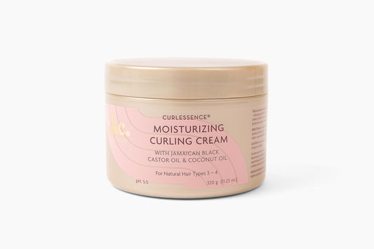 KeraCare CurlEssence Moisturizing Coconut Curling Cream - With Jamaican Black Castor Oil & Coconut Oil - For Curly Hair - SIlicone and Paraben Free