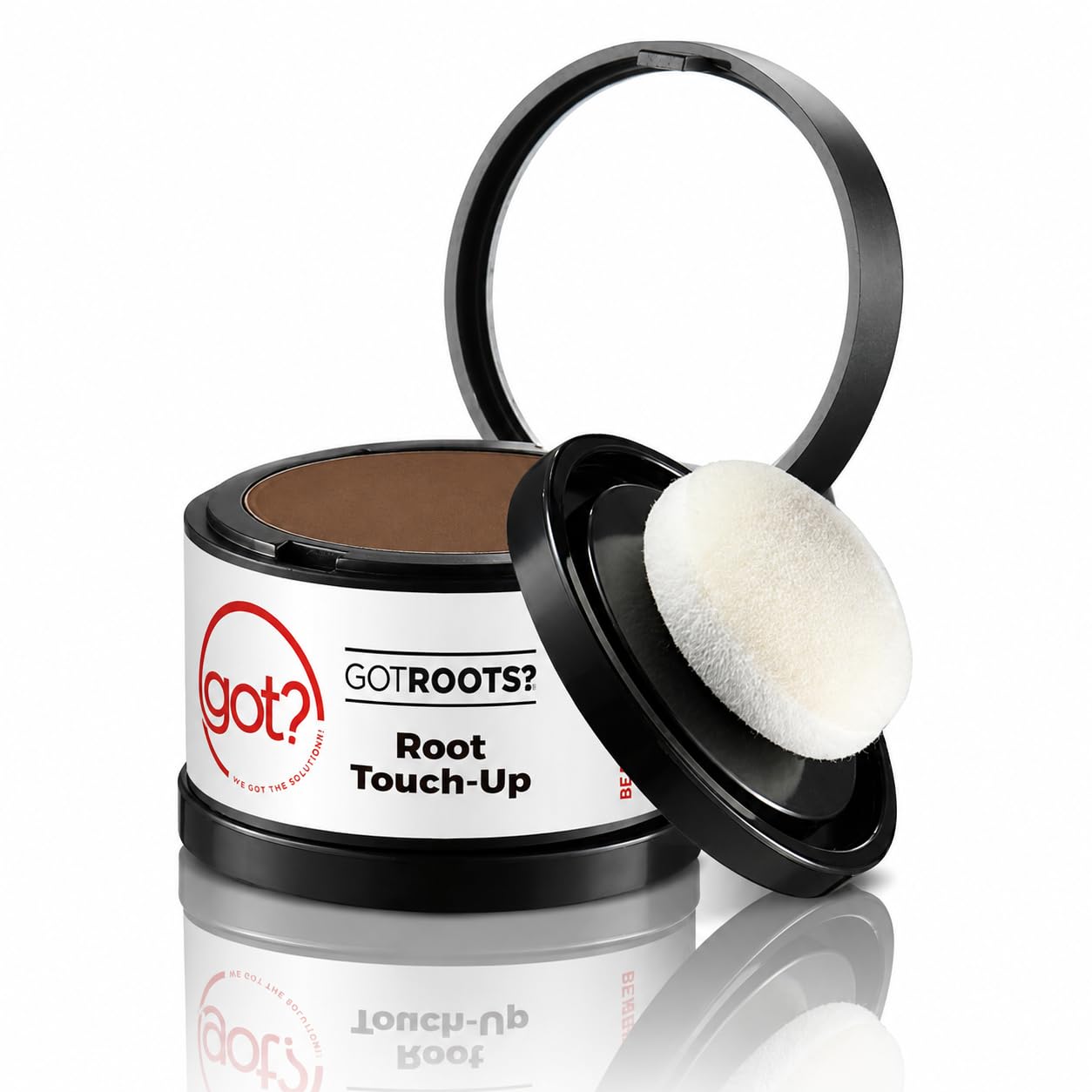 Got? Roots - Temporary Thinning & Gray Hair Cover Up with Pigment Infused Binding Powder for Auburn Hair - Root Touch Up, Brow Filler & Hairline
