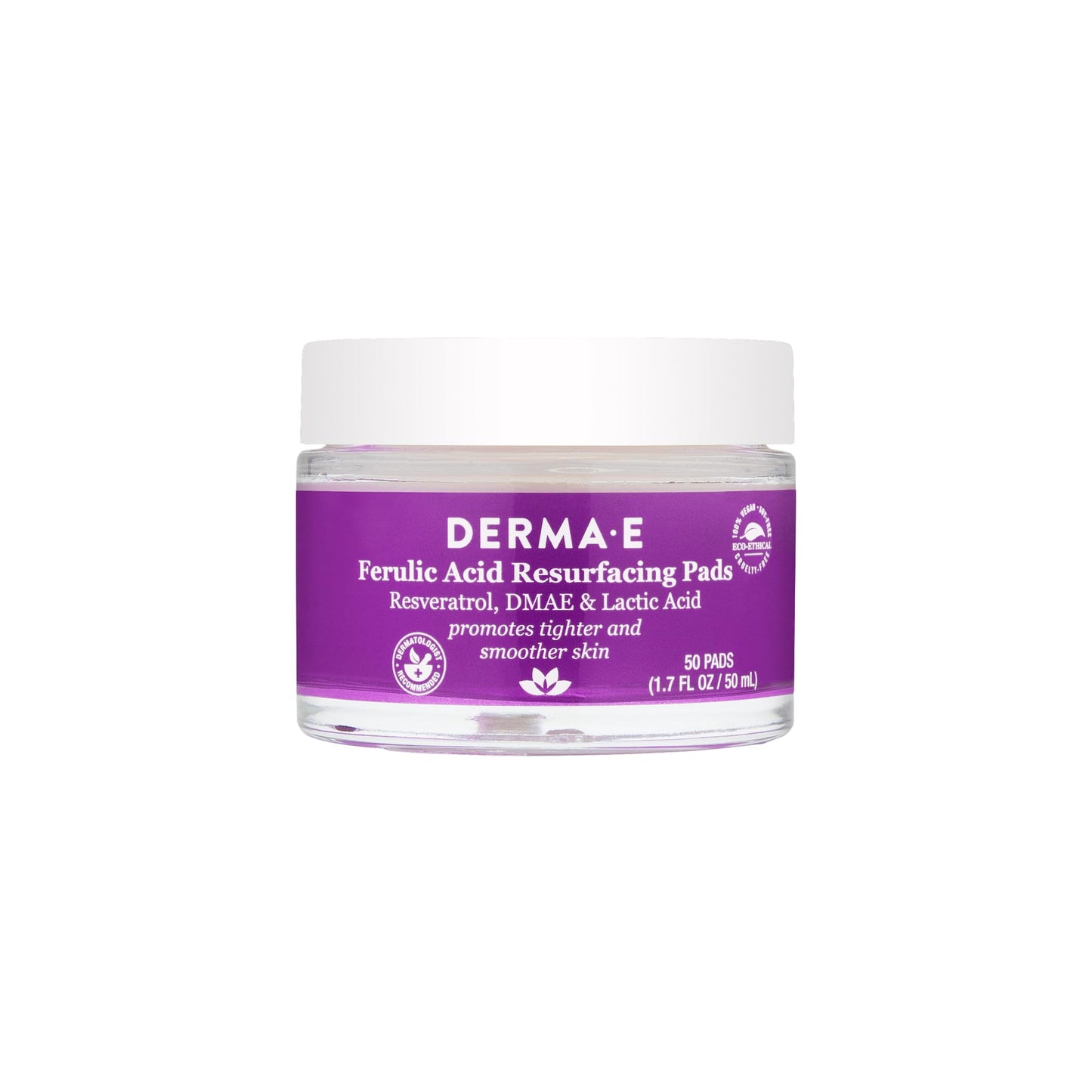 Derma E Ferulic Acid Resurfacing Pads, 1.7 FZ