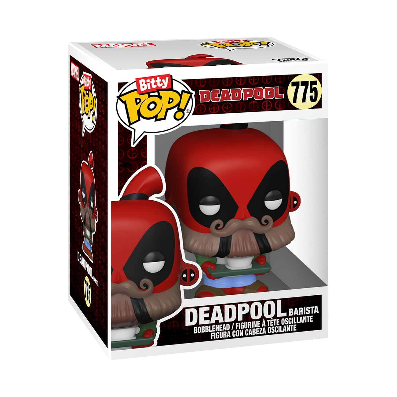 Funko Bitty POP! Deadpool - Dinopool , 4-Pack and A Surprise Mystery Mini Figure - 0.9 Inch (2.2 Cm) Collectable - Stackable Display Shelf Included…