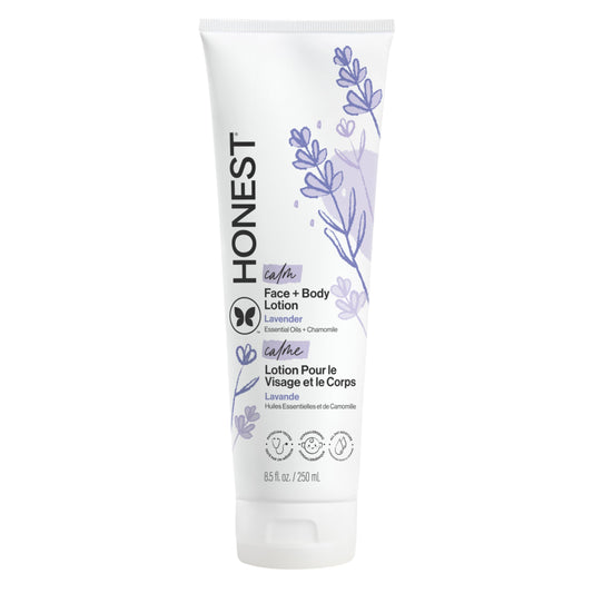 The Honest Company Hydrating Face Body Lotion, Fast Absorbing, Naturally Derived, Hypoallergenic, Lavender Calm, 8.5 fl oz Beauty & Personal Care The Honest Company