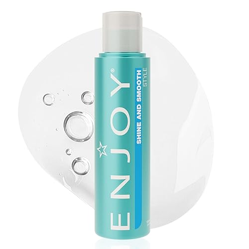 Enjoy Shine & Smooth, Frizz Control and Moisture Locking Formula for Silky, Weightless Hair (3.4 oz)