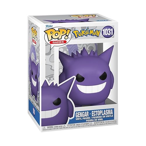 Funko Pop Games: Pokemon - Gengar - Collectable Vinyl Figure - Gift Idea - Official Merchandise - Toys for Kids & Adults - Video Games Fans - Model…