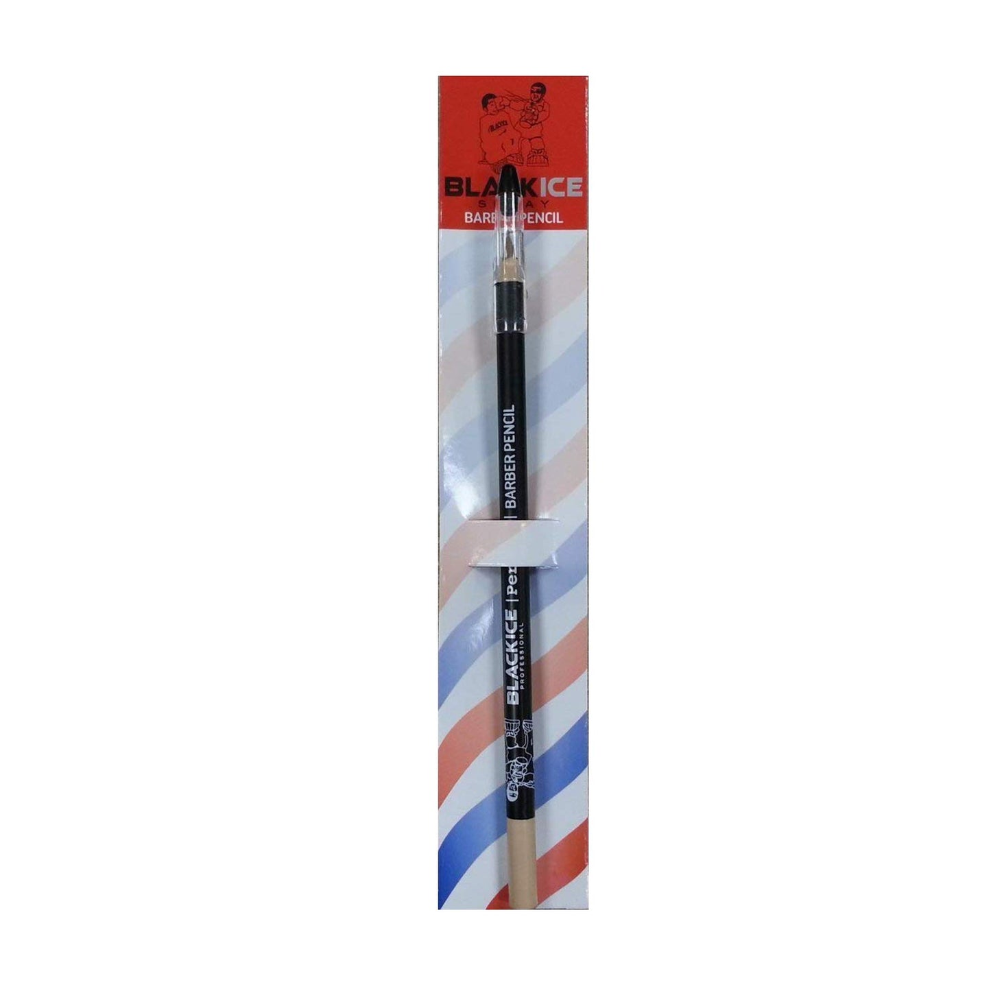 Black Ice Spray Barber Pencil (Tan) - 12 Pieces, Tool can be Used for Making Distinctive Beard, Mustache and Eyebrow Arches, Color:Tan, Pencil to Fill