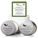 /liv/ Nature Shampoo Bar and Conditioner with Travel Tins | Lemongrass, Lavender, Tea Tree Oil | Clarifying & Growth | For Oily Hair | USA 2-pk