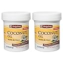De La Cruz Coconut Oil - Expeller Pressed Coconut Oil for Skin and Hair - Natural Moisturizer for Skin and Hair - 2.2oz (2 Jars)