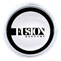 Fusion Body Art Pro Face Paint | Prime White (32gm), Professional Quality Water Activated Face and Body Paint Supplies Single Makeup Cake