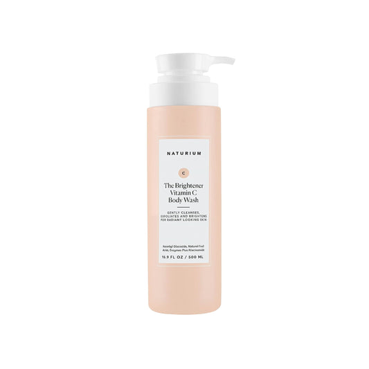 Naturium The Brightener Vitamin C Body Wash, Gentle Cleanser for Smoother-Looking Skin, Removes Dirt, Oil & Other Impurities, 16.9 oz