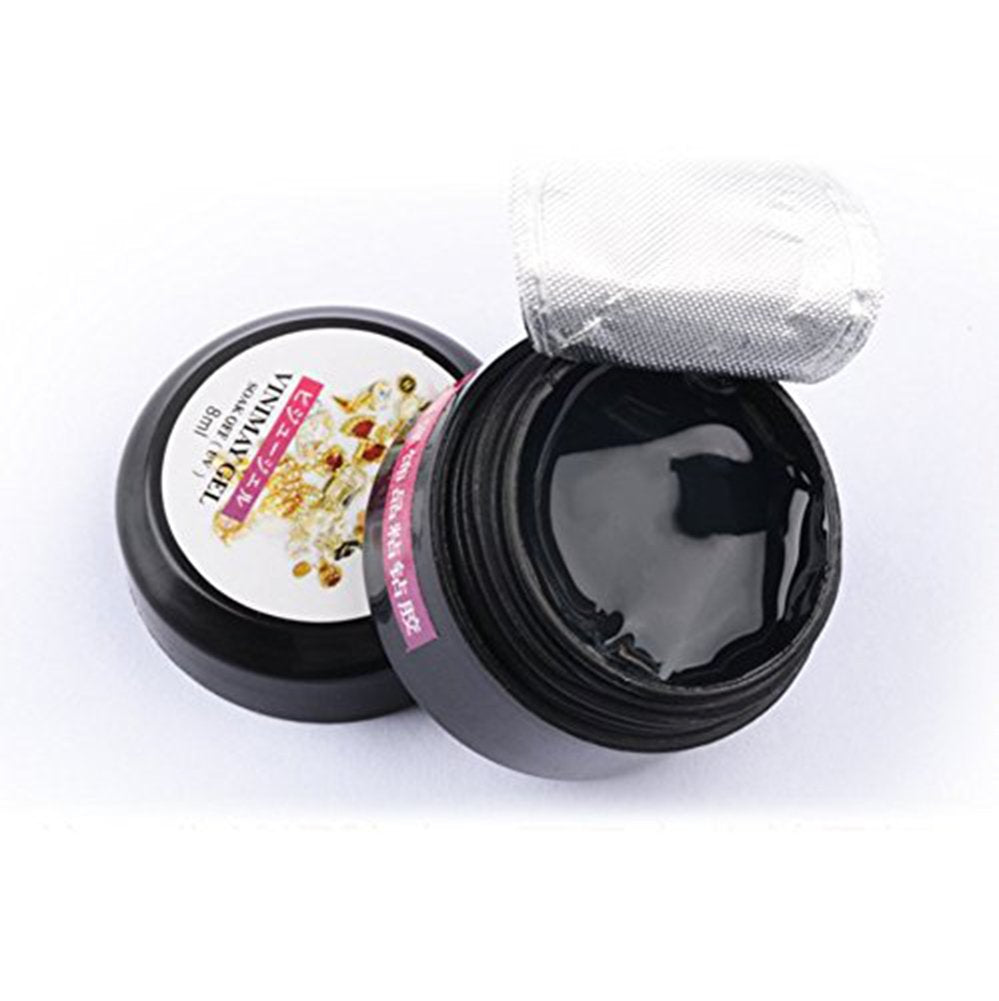 Minejin Minejin Nail Art Super Srong Rhinestone Builder Glue Soak Off UV Gel for Gem Stones Jewelry Diamond Beads 8ml 4 Boxes Beauty & Personal Care Mygitter