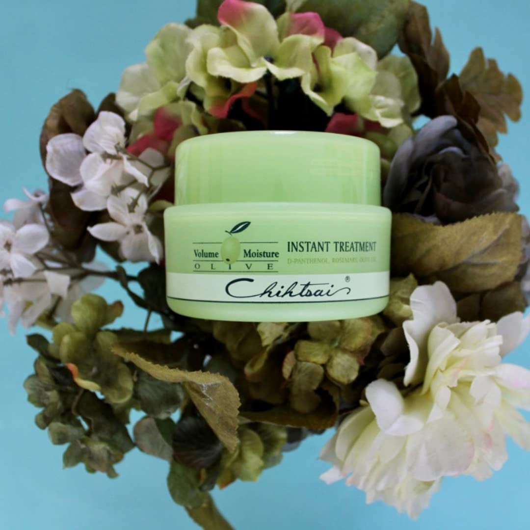 Chihtsai Olive Instant Treatment (5.1oz/150ml) - Leave-in treatment that repairs and conditions hair