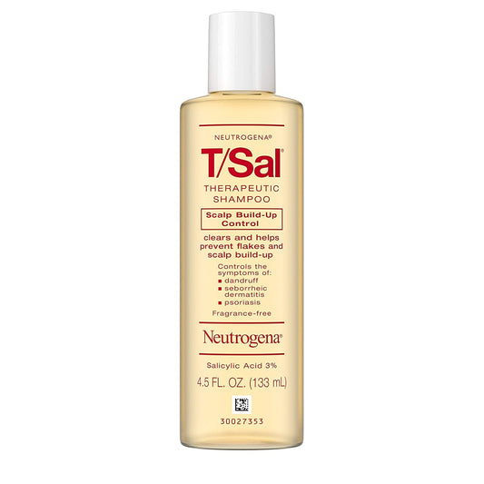 Neutrogena T/Sal Therapeutic Shampoo for Scalp Build-Up Control with Salicylic Acid, Scalp Treatment for Dandruff, Scalp Psoriasis & Seborrheic