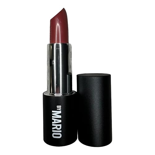BY MARIO MAKEUP SuperSatin Lipstick | A classic, creamy satin lipstick with a soft sheen | Size 0.12 oz / 3.5 g (Downtown Girl - intense plum brown)