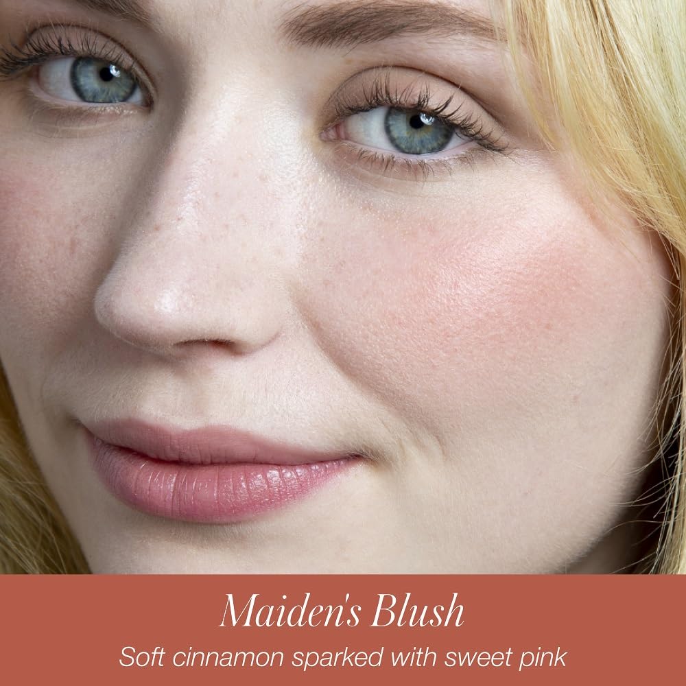 RMS Beauty Redimension Hydra Powder Blush - Hydrating Mineral Powder Blush with Buildable Natural Color, Lightweight Long-Lasting Finish, Clean