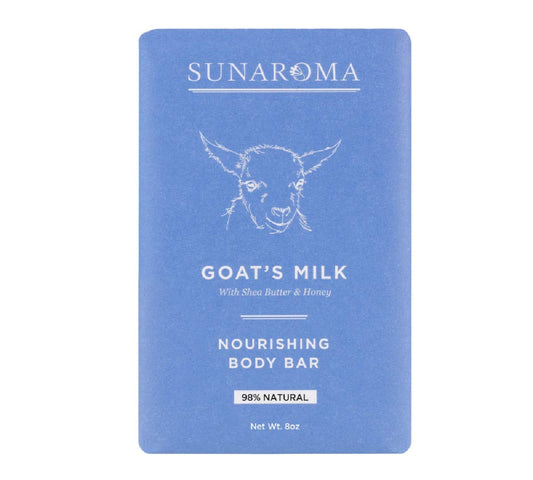 SUNAROMA Soap - 8.5oz (Goat*s Milk with Shea Butter and Manuka Honey)