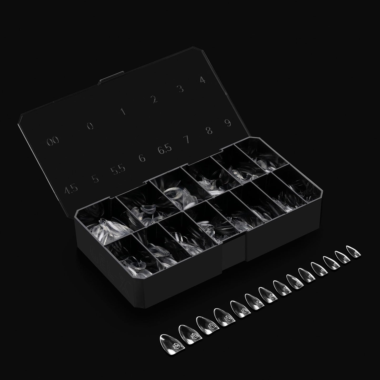 Apres Gel-X® Almond Box of Nail Tips | 280 Gel-X Tips, Soft Tips, 14 Sizes 00-9 | Half-sizes Included (Sculpted Almond Medium, 280 Count) Beauty & Personal Care APRÉS