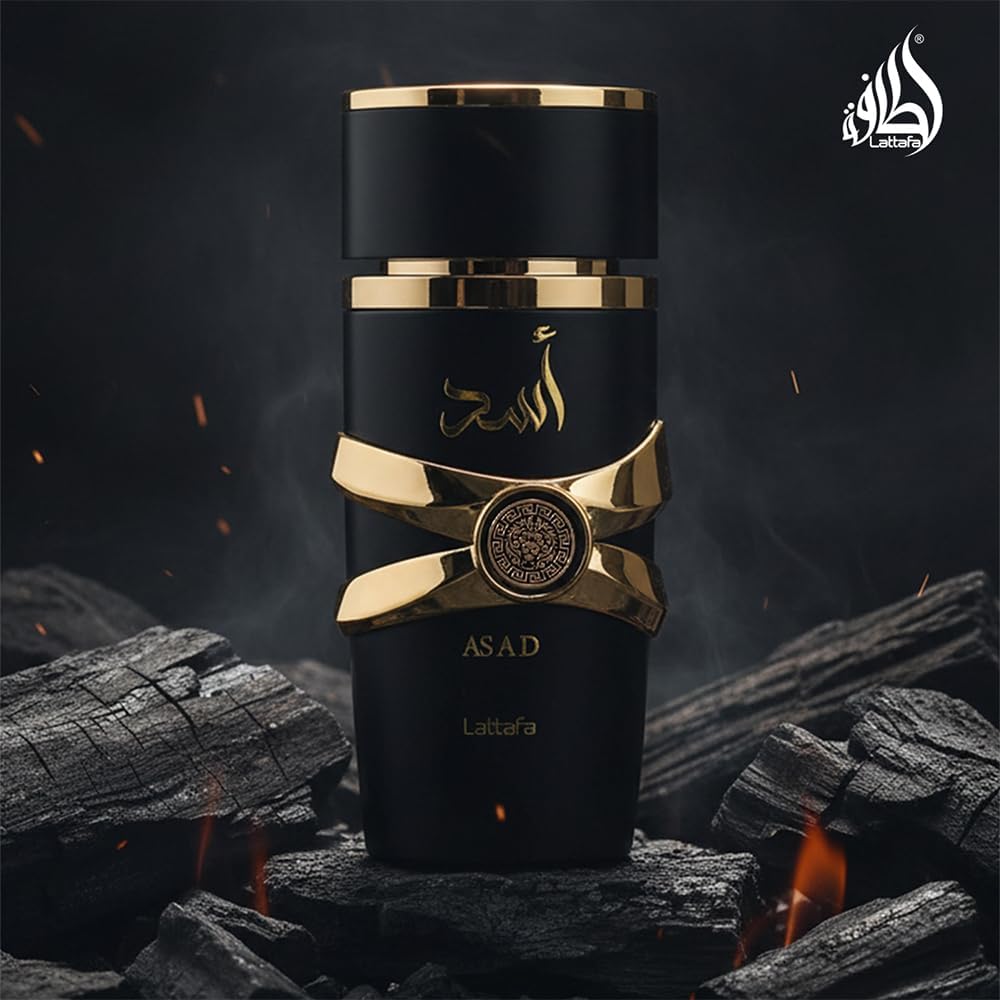 Lattafa Perfumes Asad for Unisex Eau de Parfum Spray, 3.4 Ounce Beauty and Personal Care Lattafa