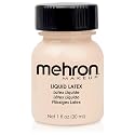 Mehron Makeup Liquid Latex | SFX Makeup | Halloween | Latex Glue for Skin | Special FX Prosthetic Glue 1 fl oz (30 ml) (Light Flesh) | Made in the USA