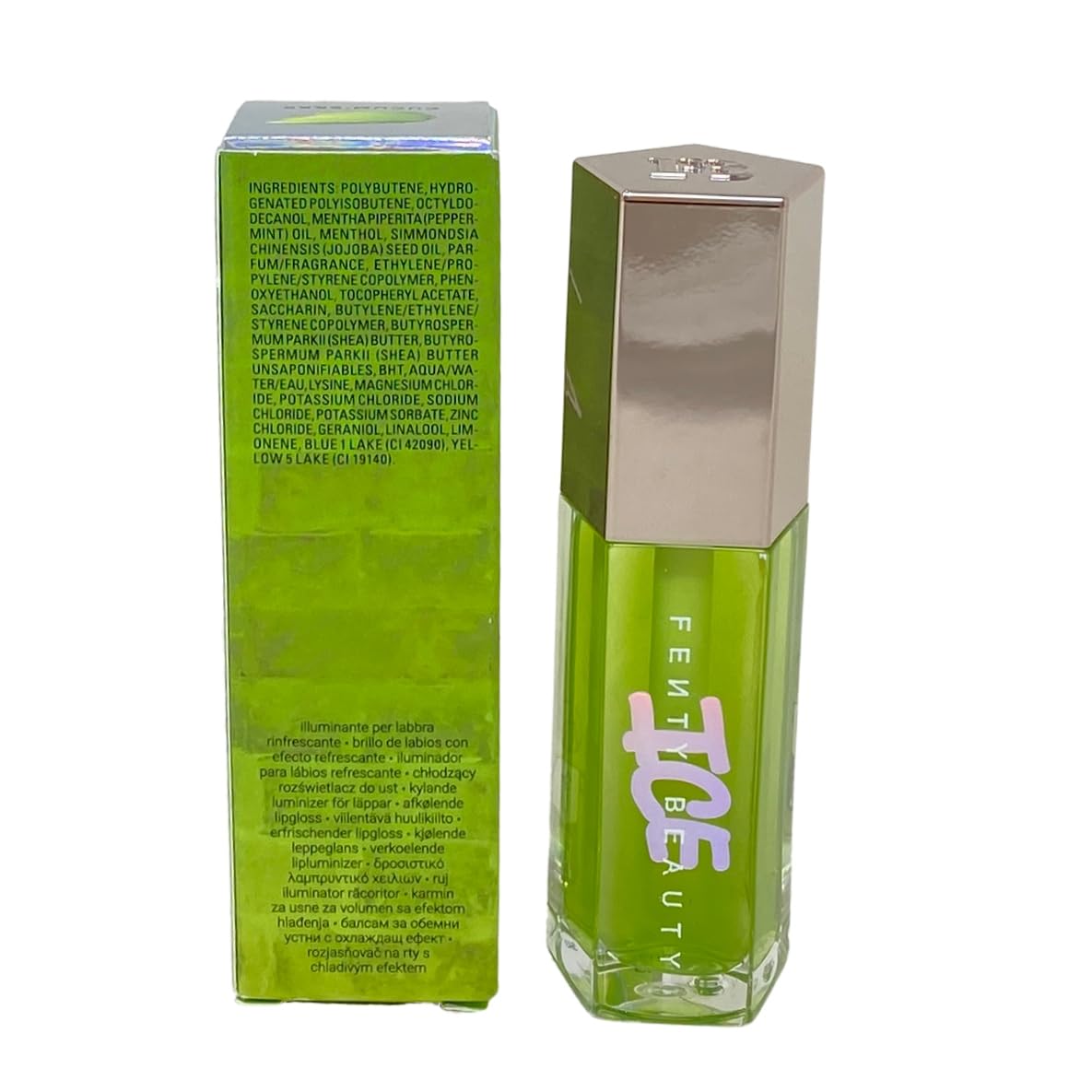 FENTY BEAUTY by Rihanna Gloss Bomb Ice Cooling Lip Luminizer - Cucum BRRR (9 mL/.3 Fl Oz)