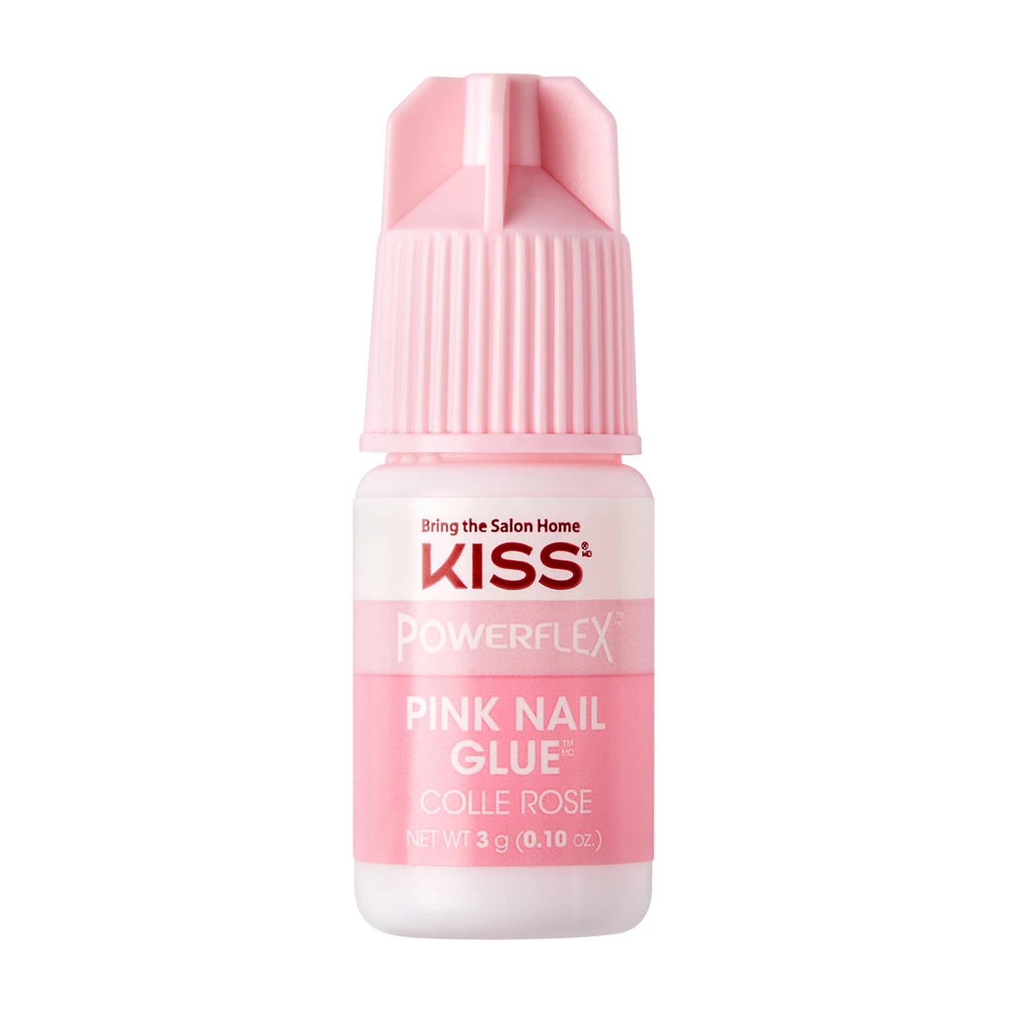 Kiss Powerflex, Nail Glue for Press On Nails, Nail Bond, Includes 3g Pink Glue Beauty & Personal Care KISS