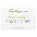 MILD BY NATURE Castile Bar Soap, Peppermint, 5 oz (141 g)