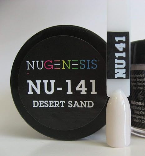 NuGenesis Nail Dipping Powder Color 1.5oz/43g Jar - (NU141 Desert Sand) Beauty & Personal Care Nugenesis