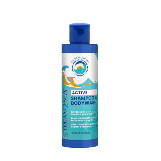 STREAM 2 SEA Shampoo and Conditioner, Body Wash 3 in 1 for Swim, Reef Safe Swimmers Shampoo for Men, Women & Kids, All Natural Organic Biodegradable