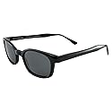 Original X-KD's 20% Larger Polarized Lenses Black Frame Biker Sunglasses