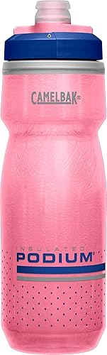 CamelBak Podium Chill Insulated Bike Water Bottle 21 oz, Pink/Ultramarine