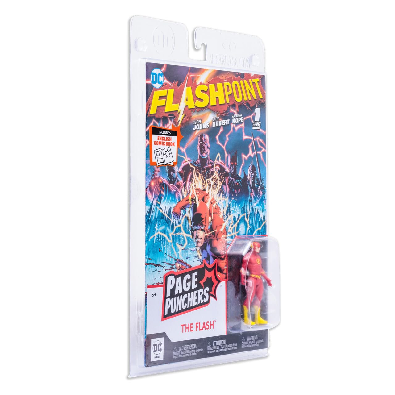 McFarlane Toys - DC Direct - 3IN Figure with Comic WV1 - The Flash (Flashpoint)