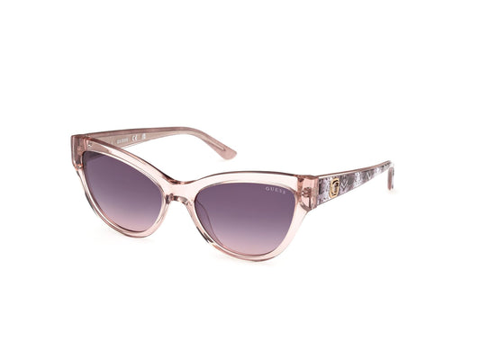 Guess GU00112 57Z shiny beige 56/17/140 WOMAN Sunglasses