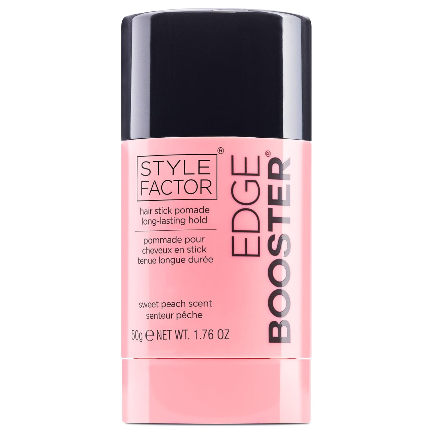 Style Factor EDGE BOOSTER Hair Wax Stick Pomade with Beeswax | Strong Hold Slick Stick for Flyaways, Edges & Baby Hair for Sleek Buns & Ponytails |