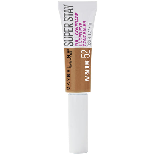 Maybelline New York Super Stay Super Stay Full Coverage, Brightening, Long Lasting, Under-eye Concealer Liquid Makeup Forup to 24H Wear, With Paddle