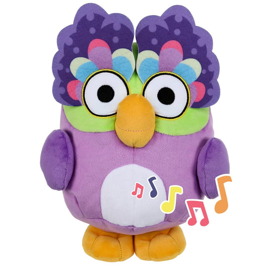Chattermax Sound Effects Talking Plush, 10” Soft Bluey Toddler Toys, Interactive Singing Stuffed Animal with 6 Phrases, Baby Plush Toys for Kids
