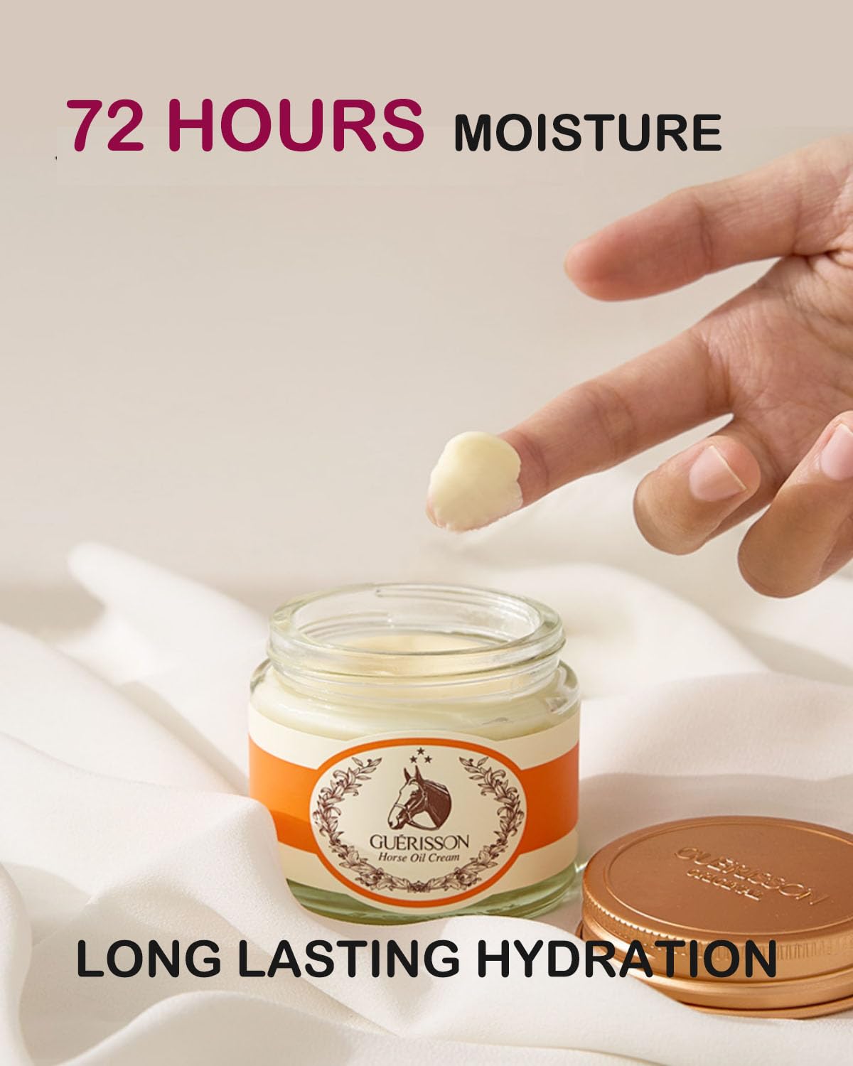 GUERISSON 9 Complex Horse Oil Cream 70g | Premium K-Beauty Moisturizer | Hydrating, Radiance-Boosting, Barrier-Supporting | Trusted Korean Daily Face