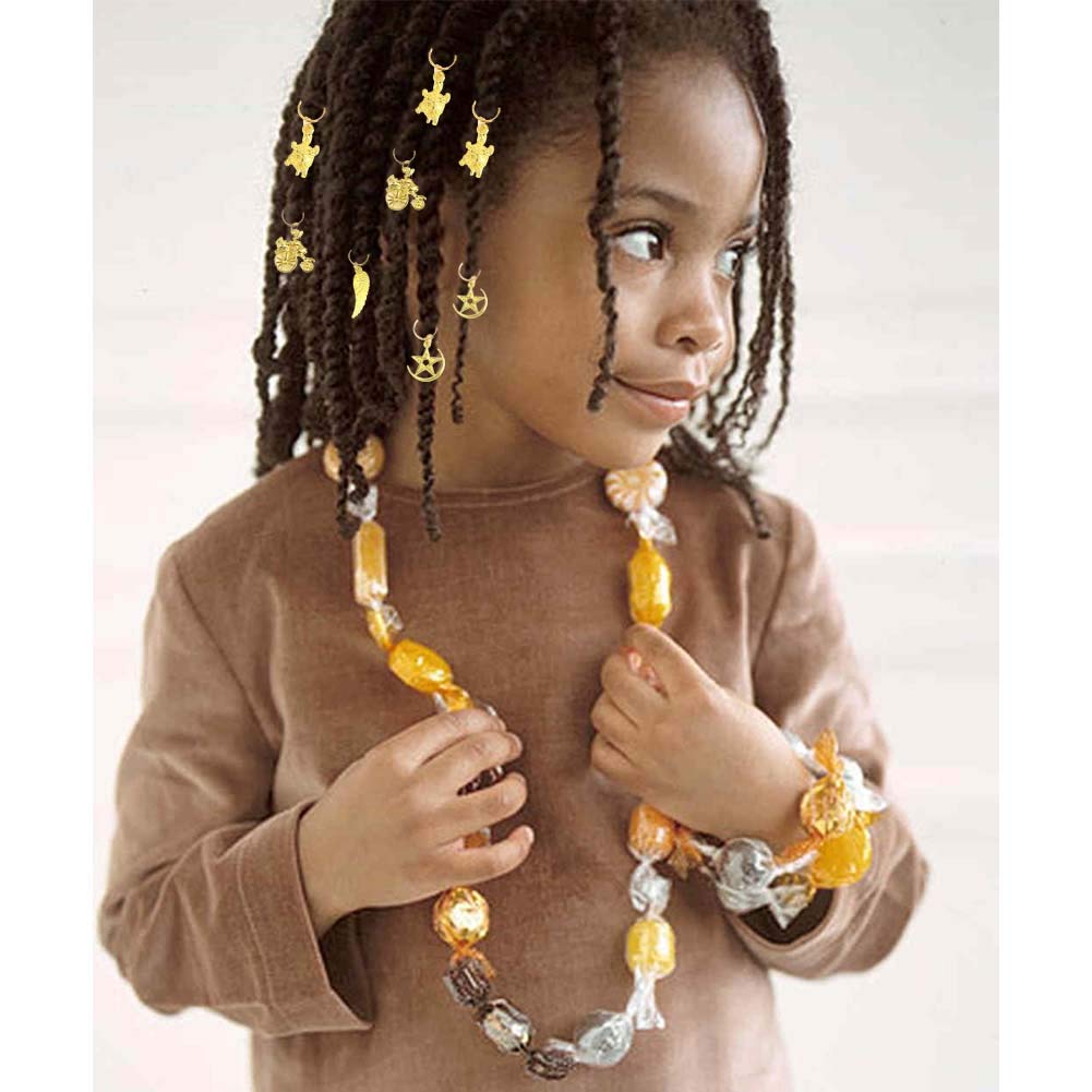 ZTWEDEN 210PCS Aluminum Hair Coil Dreadlocks Beads Hair Cuffs Hair Braids Clips Hair Decoration Braid Jewelry for Braids Accessories