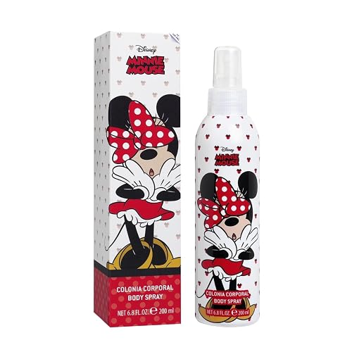 Disney Minnie Mouse Body Spray for Girls by Air Val International, Multi, 6.8 Ounce