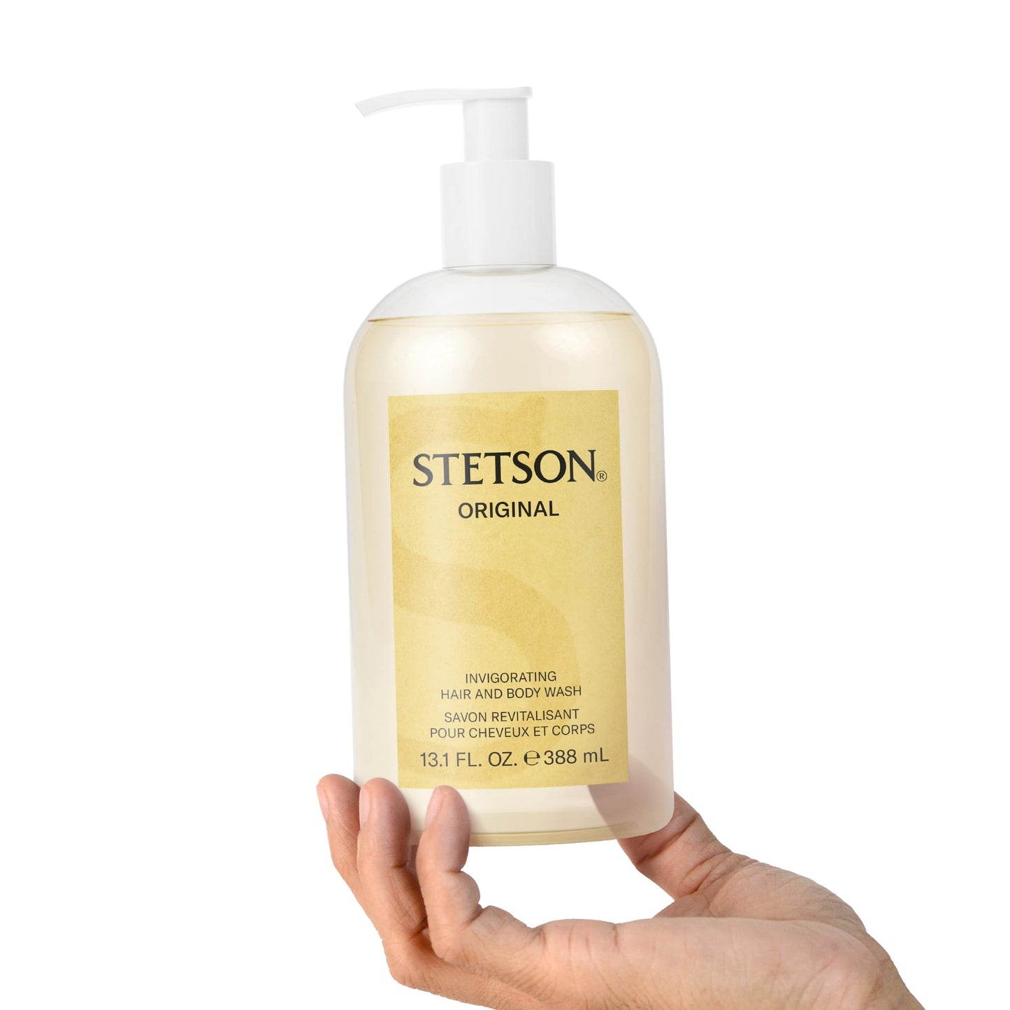 Coty Scent Beauty Stetson Original Invigorating Hair and Body Wash - Earthy, Woody, Casual and Masculine Aroma with Fragrance Notes of Citrus